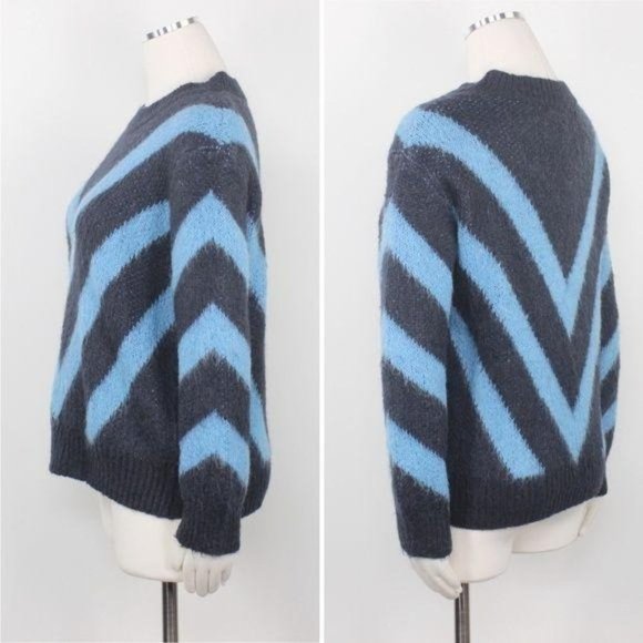 Sandro Paris M Sweater Stooges Mohair Oversized VG - Picture 2 of 10